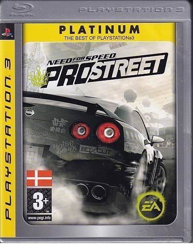 Need For Speed ProStreet Platinium - PS3 (B Grade) (Genbrug)